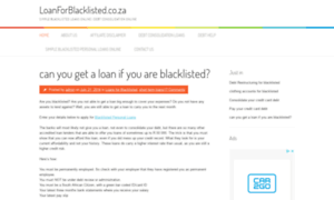 Loanforblacklisted.co.za thumbnail