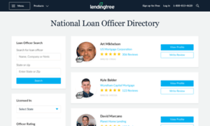 Loanofficers.lendingtree.com thumbnail