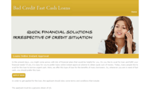 Loans.online.instant.approval.badcreditfastcashloans.com thumbnail
