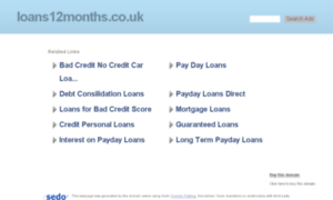Loans12months.co.uk thumbnail