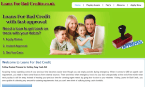 Loansforbadcredite.co.uk thumbnail