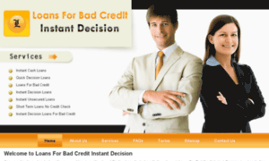 Loansforbadcreditinstantdecision.co.uk thumbnail