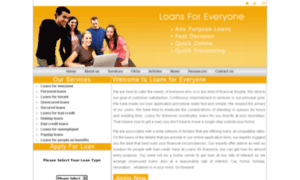 Loansforeveryone.org.uk thumbnail