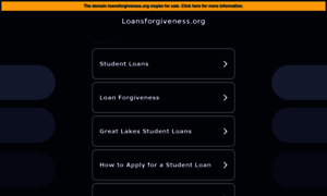 Loansforgiveness.org thumbnail
