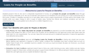 Loansforpeopleonbenefits24hr.co.uk thumbnail