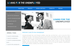 Loansfortheunemployed.me.uk thumbnail
