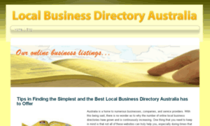 Localbusinessdirectoryaustralia.snappages.com thumbnail