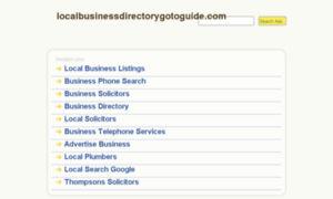 Localbusinessdirectorygotoguide.com thumbnail