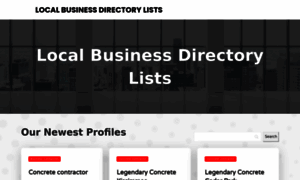Localbusinessdirectorylists.com thumbnail