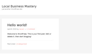 Localbusinessmastery.com thumbnail