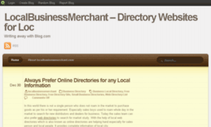 Localbusinessmerchant.blog.com thumbnail