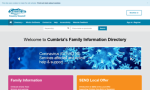 Localoffer.cumbria.gov.uk thumbnail