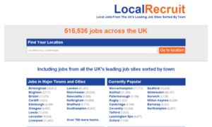 Localrecruit.co.uk thumbnail