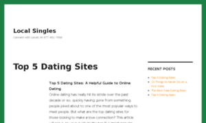 Localsingles.business thumbnail