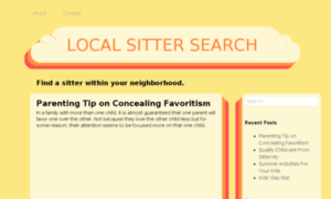 Localsittersearch.com thumbnail
