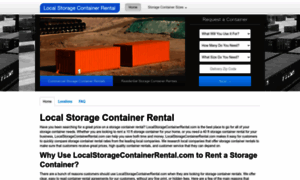 Localstoragecontainerrental.com thumbnail