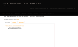 Localtruckdrivingjobsonline.com thumbnail