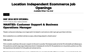 Locationindependentecommercejob.com thumbnail