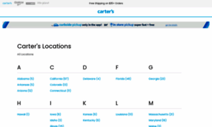 Locations.carters.com thumbnail