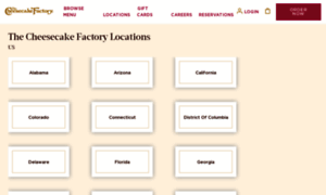 Locations.thecheesecakefactory.com thumbnail