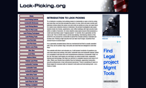 Lock-picking.org thumbnail