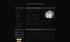 Lockpickingforensics.com thumbnail