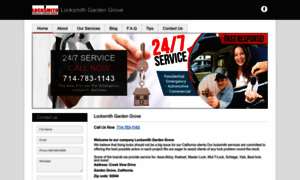 Locksmith-gardengrove.net thumbnail