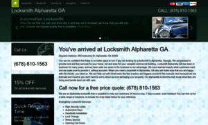 Locksmithalpharettaga.com thumbnail