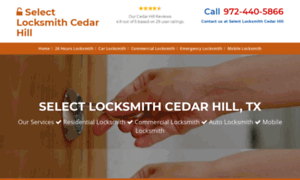 Locksmithcedarhilltx.net thumbnail