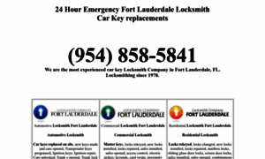 Locksmithfortlauderdale.org thumbnail