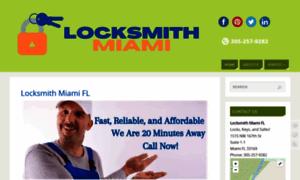 Locksmithmiami-fl.com thumbnail