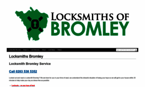 Locksmiths-of-bromley.co.uk thumbnail