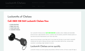 Locksmiths-of-chelsea.co.uk thumbnail
