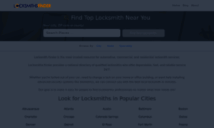 Locksmithsfinder.com thumbnail