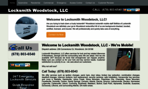 Locksmithwoodstockga.com thumbnail