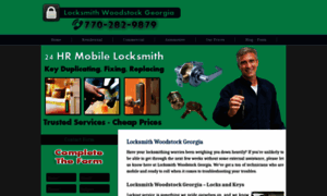 Locksmithwoodstockgeorgia.com thumbnail