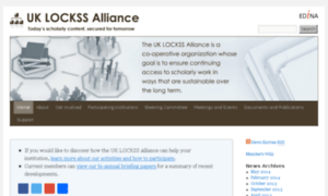 Lockssalliance.ac.uk thumbnail