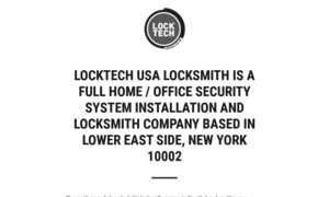 Locktech-usa.com thumbnail