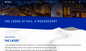 Lodgeatvail.rockresorts.com thumbnail