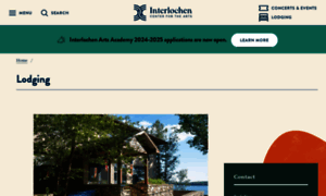 Lodging.interlochen.org thumbnail