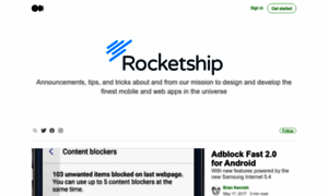 Log.rocketshipapps.com thumbnail