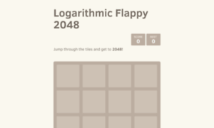 Logarithmic-flappy-2048.ajf.me thumbnail