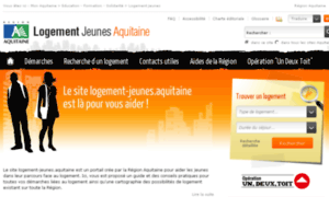 Logement-jeunes.aquitaine.fr thumbnail