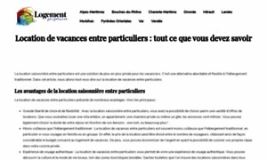 Logement-saisonnier.com thumbnail