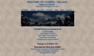 Loghillvillage.org thumbnail