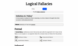 Logicalfallacies.org thumbnail