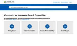 Logicblock.zendesk.com thumbnail