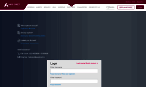 Login.axisdirect.in thumbnail