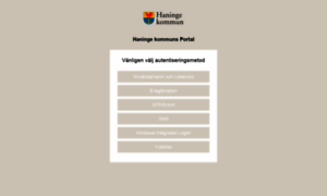 Login.haninge.se thumbnail