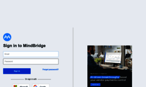 Login.mindbridge.ai thumbnail